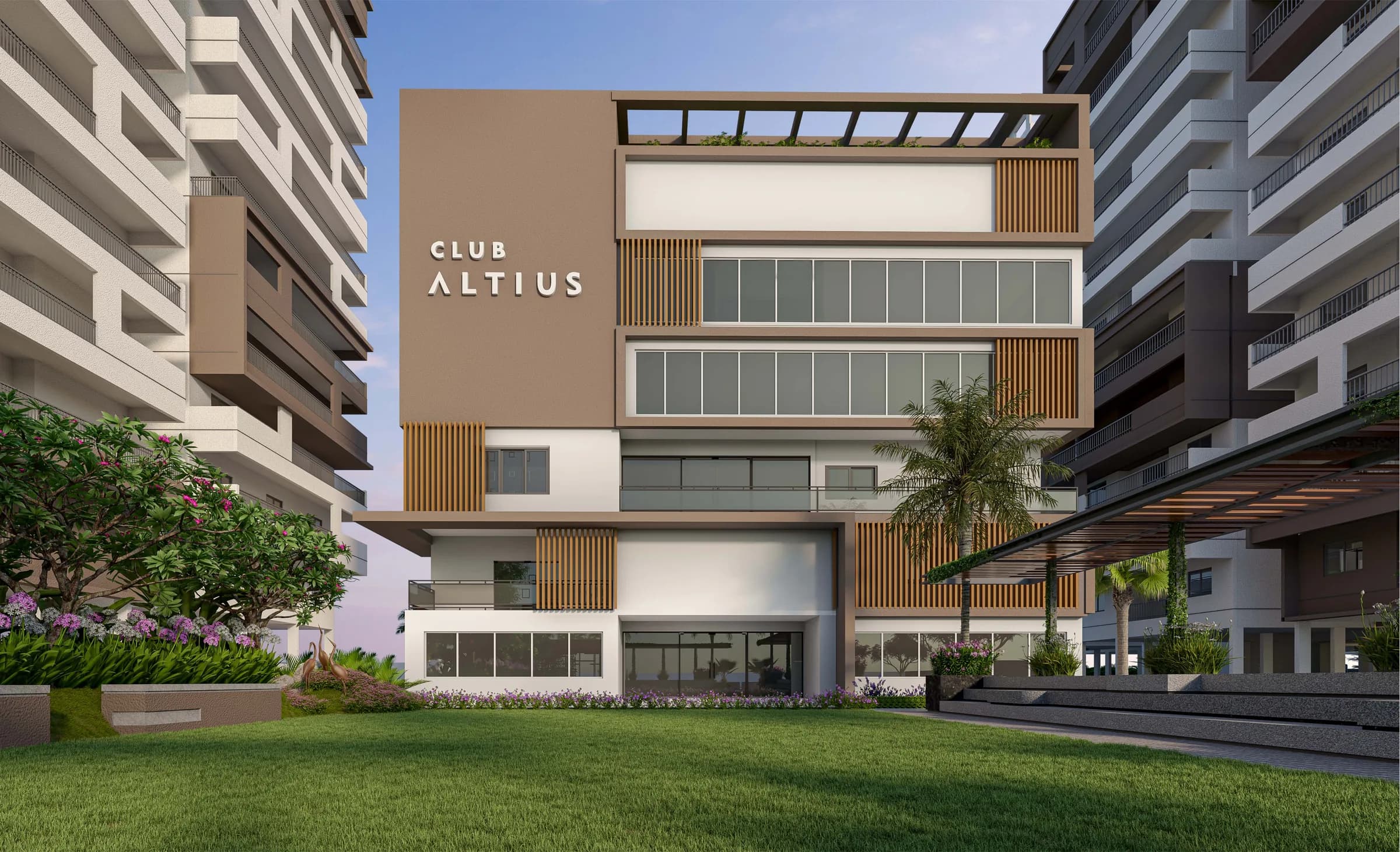 Club Altius, the multi-storeyed clubhouse